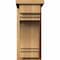 Ekena Millwork Pescadero Rough Sawn Corbel w/Backplate, Western Red Cedar, 8"W x 14"D x 18"H COR08X14X18PEC01RWR - alternate 3